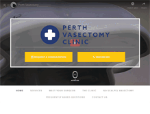 Tablet Screenshot of perthvasectomyclinic.com.au